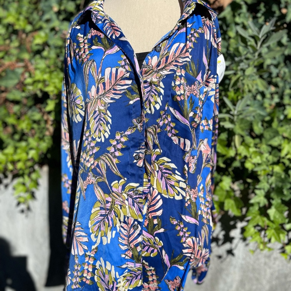 Free people flowy silky top